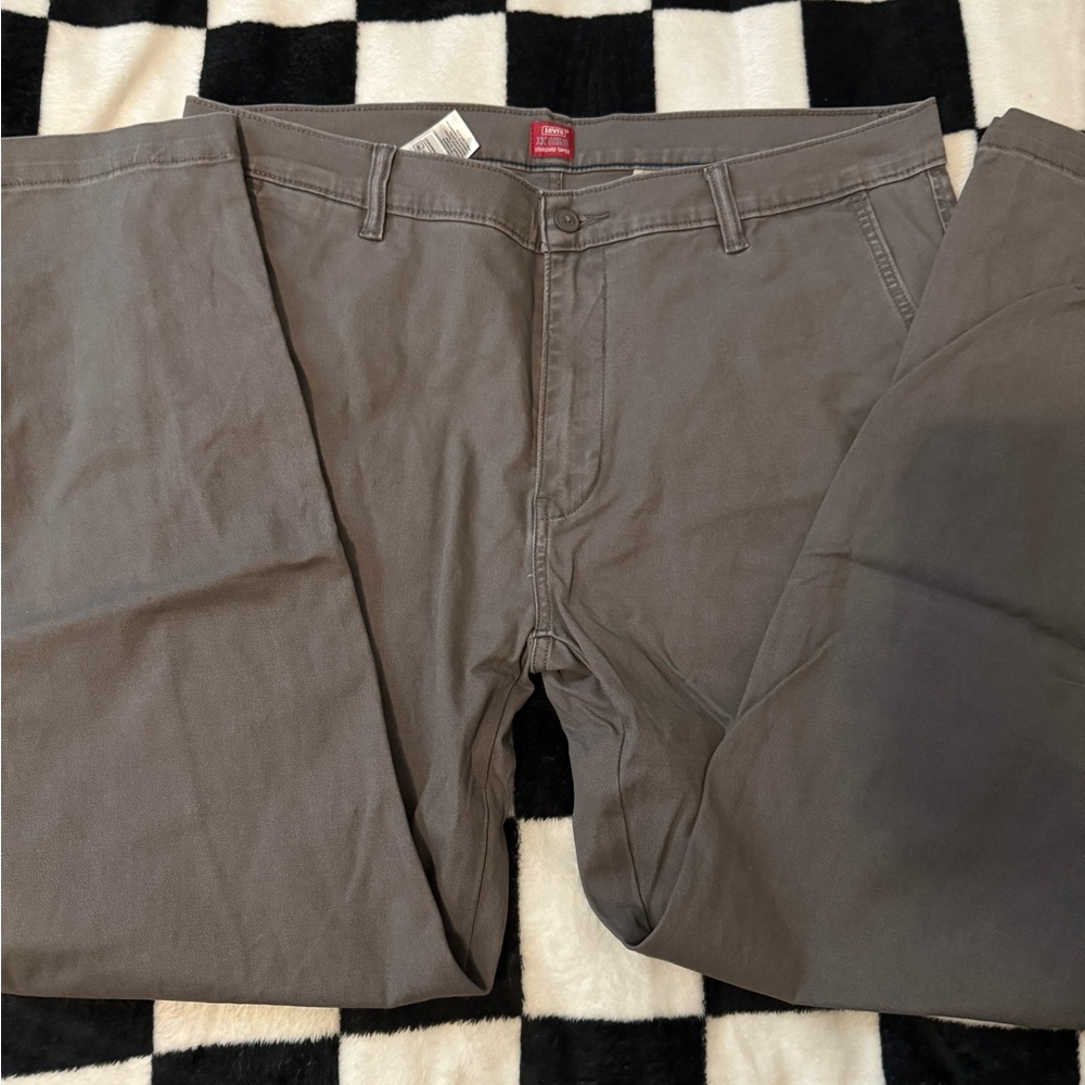 Levi's Gray Chinos Classic Straight-Leg Pants